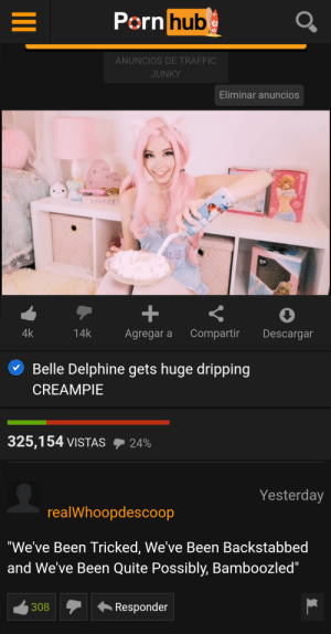 Duck reccomend belle delphine huge dripping creampie