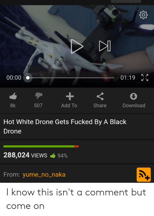 White drone gets fucked black