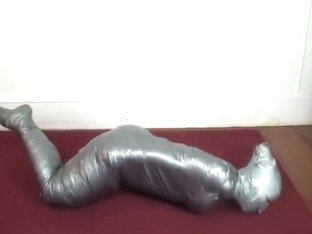 Duct tape mummy tickled host they